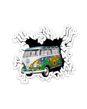 Hippie van crack sticker Sticker - 4 pack (Vertical) front
