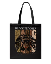 Black teacher magic Tote Bag tile