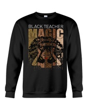 Black teacher magic Crewneck Sweatshirt tile