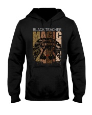Black teacher magic Hooded Sweatshirt tile