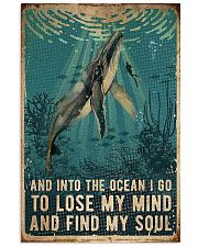 And into the ocean i go 11x17 Poster front