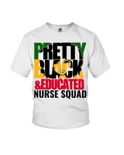 Pretty black and educated nurse squad Youth T-Shirt tile