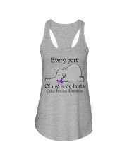 Every part of my body hurts Ladies Flowy Tank tile
