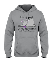 Every part of my body hurts Hooded Sweatshirt tile