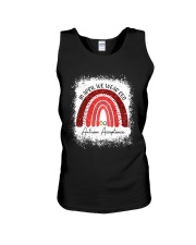 In April We Wear Red Unisex Tank tile