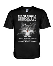People Should Seriously V-Neck T-Shirt tile