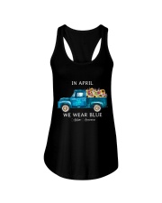 In April We Wear Blue Ladies Flowy Tank tile