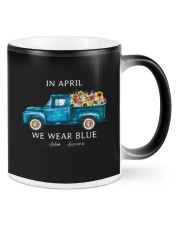 In April We Wear Blue Mugs tile