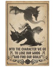 Into the character I go 11x17 Poster front