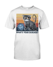 What's your damage Classic T-Shirt front