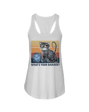 What's your damage Ladies Flowy Tank tile