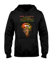 Before you judge me make sure you are perfect Hooded Sweatshirt tile