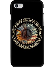 She's a good girl loves her mama Phone Case tile