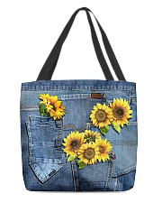 Sunflowers All-over Tote front