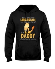 Behind every librarian father's day Hooded Sweatshirt tile