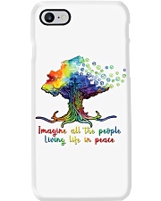 Imagine all the people Phone Case tile