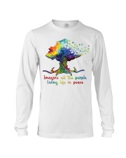 Imagine all the people Long Sleeve Tee tile