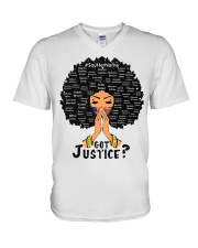Got justice V-Neck T-Shirt tile