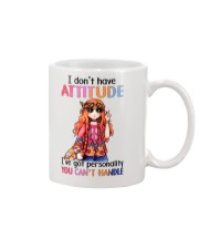 I don't have attitude Mug tile