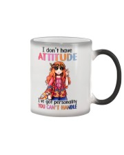 I don't have attitude Color Changing Mug tile