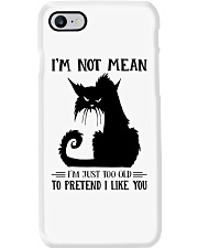 I'm not mean Phone Case tile