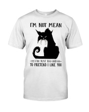 I'm not mean Classic T-Shirt tile