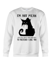 I'm not mean Crewneck Sweatshirt tile