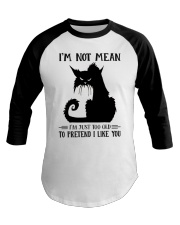 I'm not mean Baseball Tee tile
