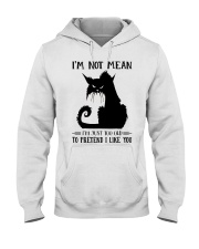 I'm not mean Hooded Sweatshirt tile