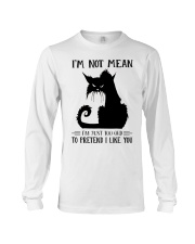 I'm not mean Long Sleeve Tee tile