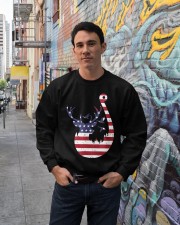 Duck Deer and Hook Independence day Crewneck Sweatshirt lifestyle-unisex-sweatshirt-front-2