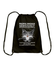 People Should Seriously Drawstring Bag tile