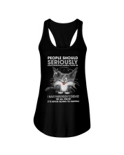 People Should Seriously Ladies Flowy Tank tile