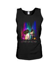 Witches with hitches Halloween Unisex Tank tile