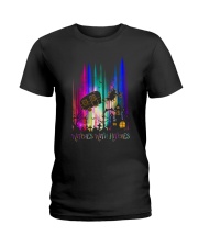 Witches with hitches Halloween Ladies T-Shirt tile