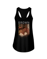 Brown sugar Ladies Flowy Tank tile