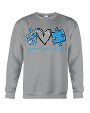 Peace love - printed apparels Crewneck Sweatshirt tile