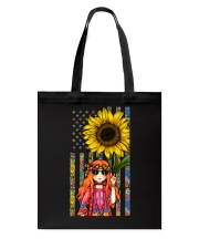 Happy little hippie Independence day Tote Bag tile