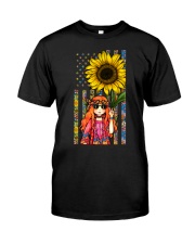 Happy little hippie Independence day Classic T-Shirt front