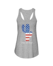 Patripot head Ladies Flowy Tank tile