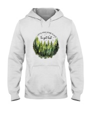 Let's find some place to get lost Hooded Sweatshirt tile
