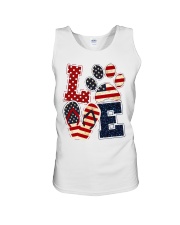 Love Independence day Unisex Tank tile