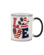 Love Independence day Color Changing Mug tile