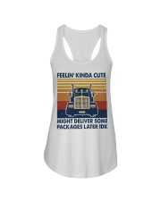 Feelin' kinda cute Ladies Flowy Tank tile