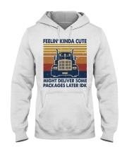 Feelin' kinda cute Hooded Sweatshirt tile