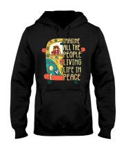 Imagine all the people Hooded Sweatshirt tile