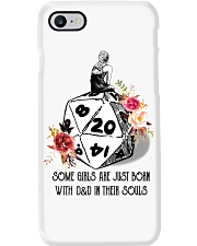 Some girls are just born with DandD in their souls Phone Case tile