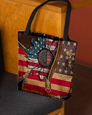 Patriotic sunflower All-over Tote aos-all-over-tote-lifestyle-front-02