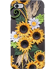 Sunflower quilling pattern print Phone Case i-phone-8-case