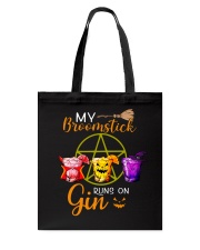 My broomstick runs on Tote Bag tile